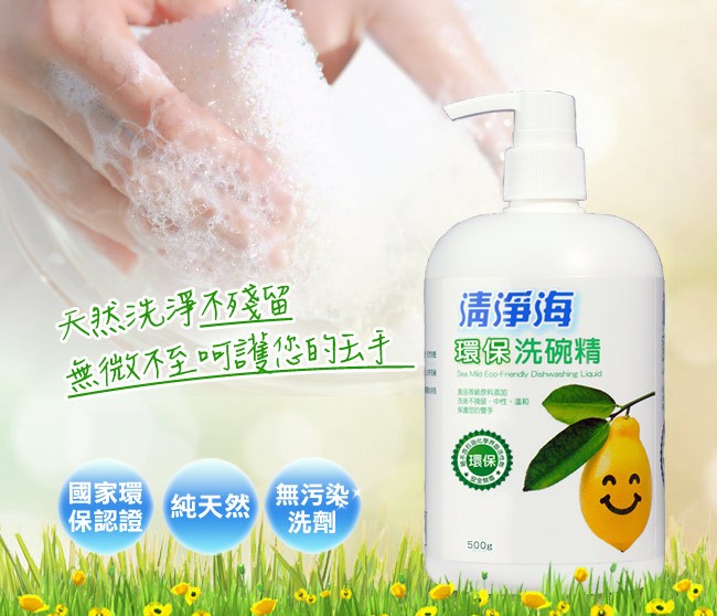 清净海环保洗碗精柠檬500g